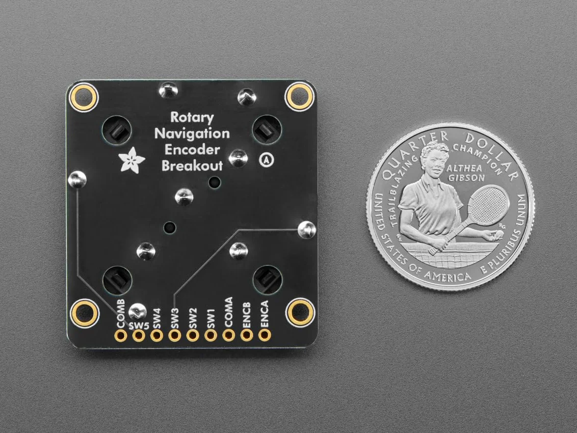 Adafruit ANO Rotary Navigation Encoder Breakout z przylutowanym pokrętłem 6311