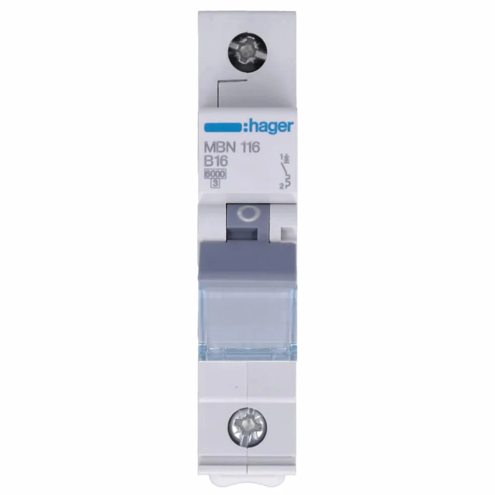 Hager MBN116 LS-Schalter 1P 6kA B-16A 1M