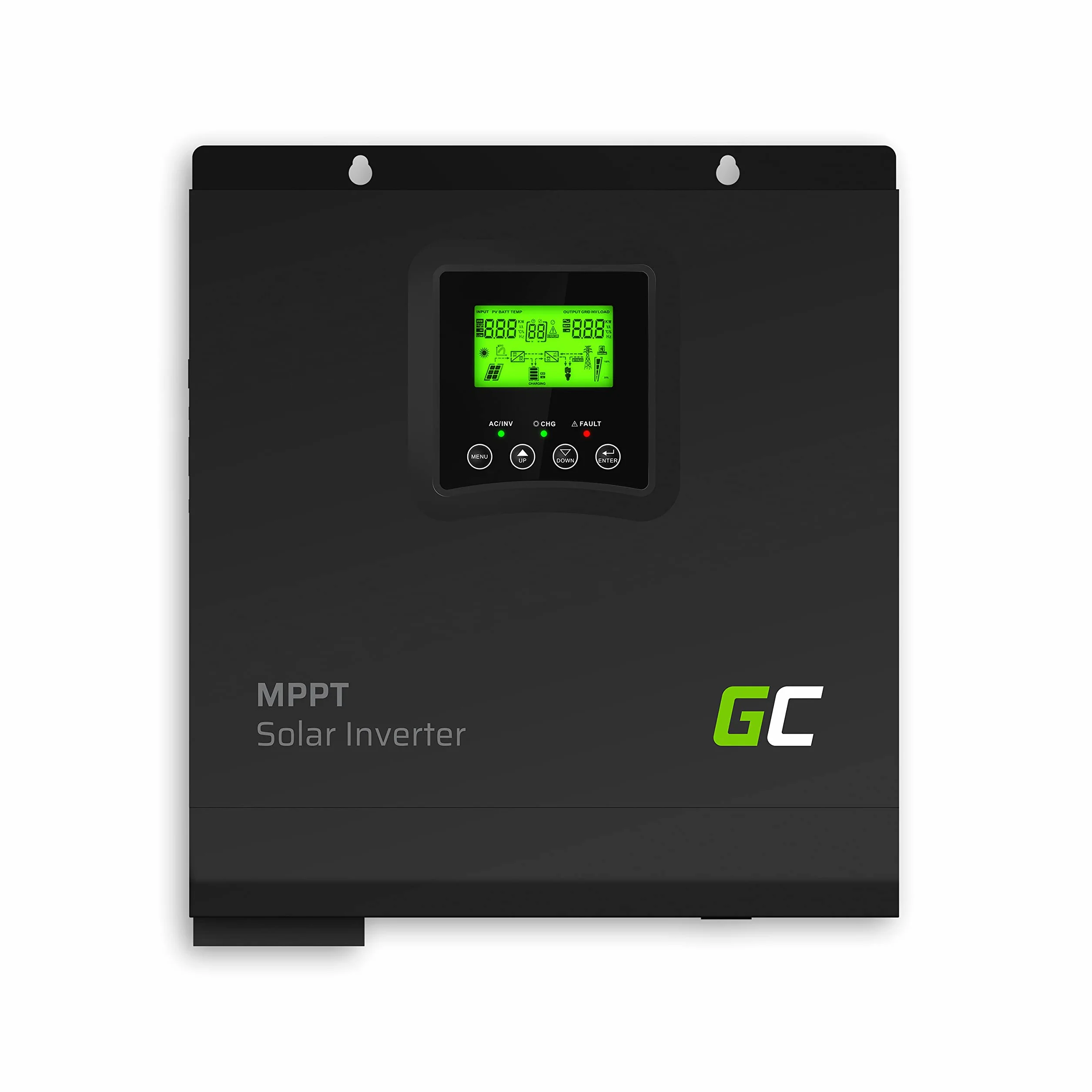 Green Cell INVSOL02 Ładowarka Fotowoltaiczna, Czarny, 3000W/6000W