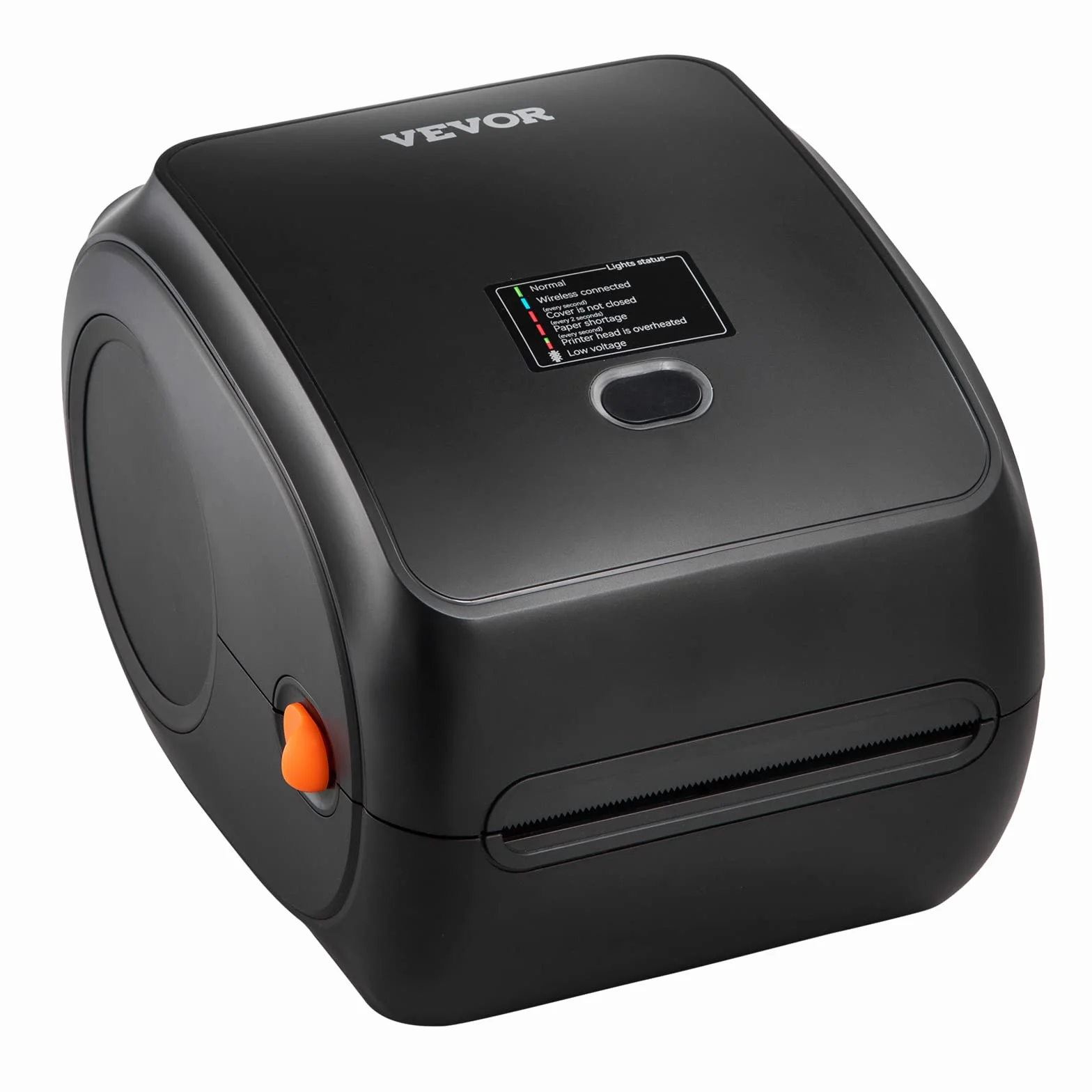 VEVOR Drukarka termiczna Bluetooth, drukarka etykiet Edesive 4x6, etykieciarka termiczna kompatybilna z Windows/MAC OS/Linux/Chromebook, obsługuje DHL, USPS, FedEx, Shopify, Ebay, Amazon itp.