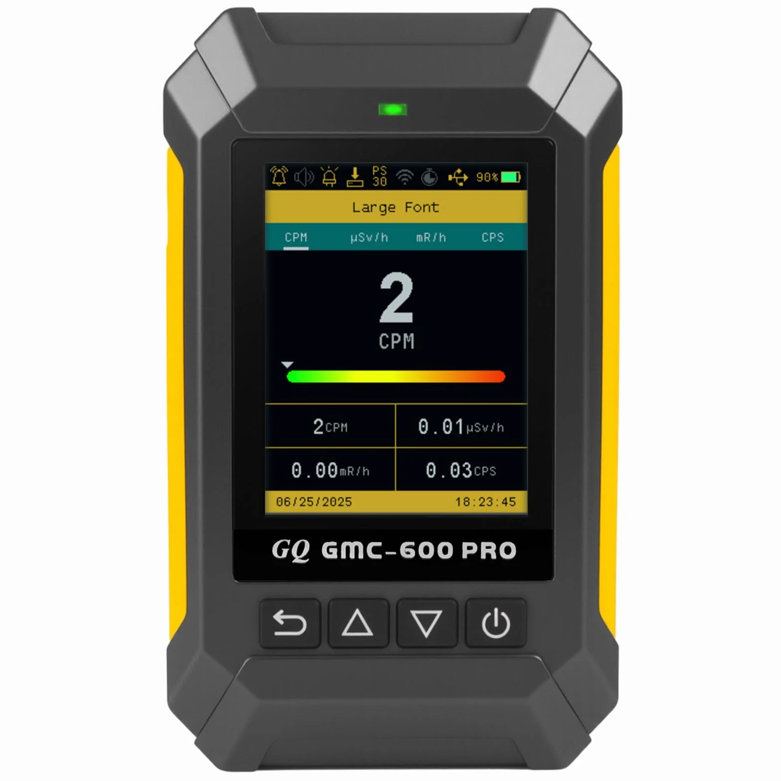 GQ GMC-600 PRO Geiger licznik detektor promieniowania jądrowego dozymetr do Alpha, Beta, Gamma, przenośny monitor promieniowania rentgenowskiego z danymi w czasie rzeczywistym, globalne udostępnianie