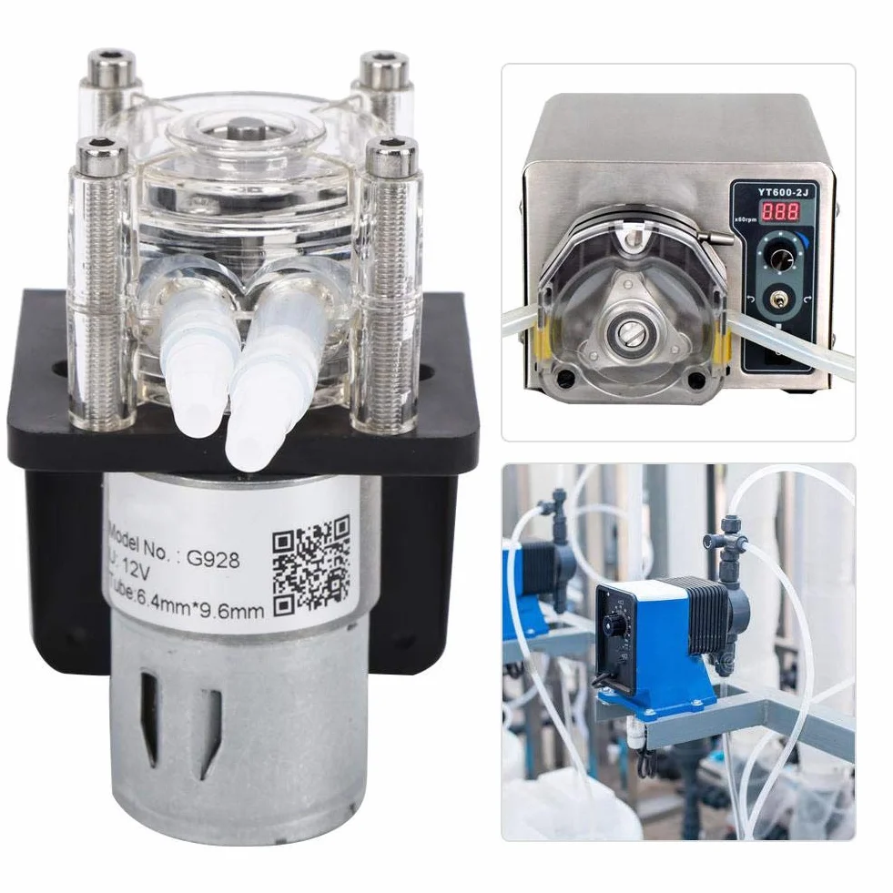 Pompa perystaltyczna trzy rolki 500 ml 12 V dozująca laboratoryjna akwarium