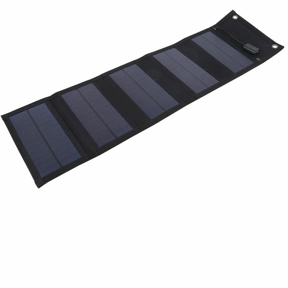 Składany panel słoneczny 20 W 5 V USB ładowarka solarna do telefonu na kemping