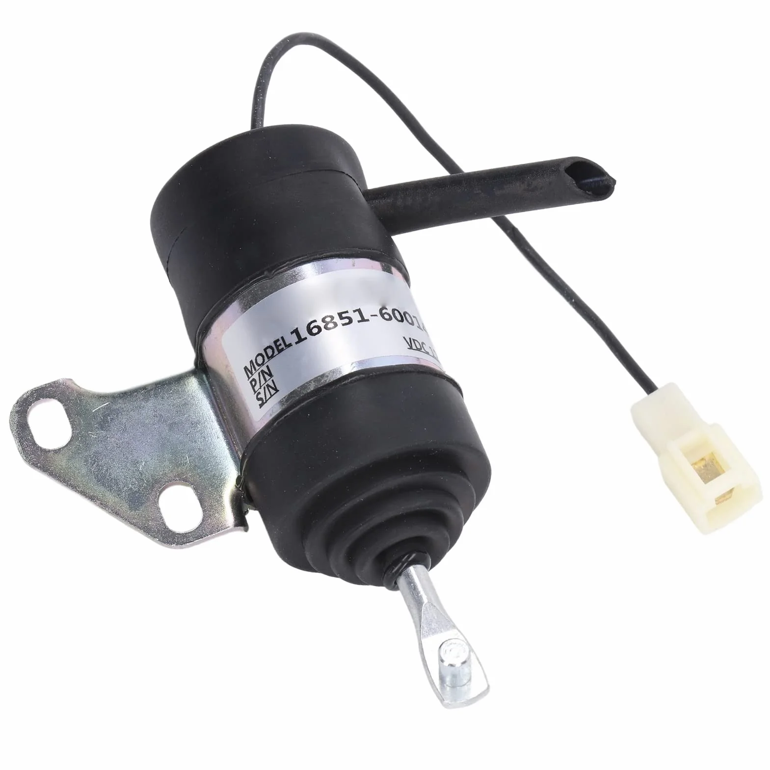 Elektromagnes Odcinający Paliwo Stop 16851-60014 Wymiana Elektromagnesu Odcinającego Paliwo dla Kubota BX2230D RTV900R RTV900T B7410D BX1500D BX1800D