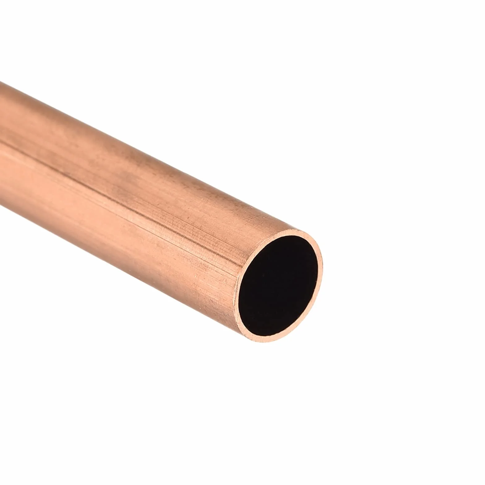 PYouo-metalowa rurka, 3 szt., miedziana okrągła rura, 2 mm 3 mm 4 mm 5 mm 6 mm 7 mm 8 mm 9 mm 10 mm OD, 300 mm długości, proste rurki rurkowe, stosowane w sprzęcie rzemieślniczym DIY