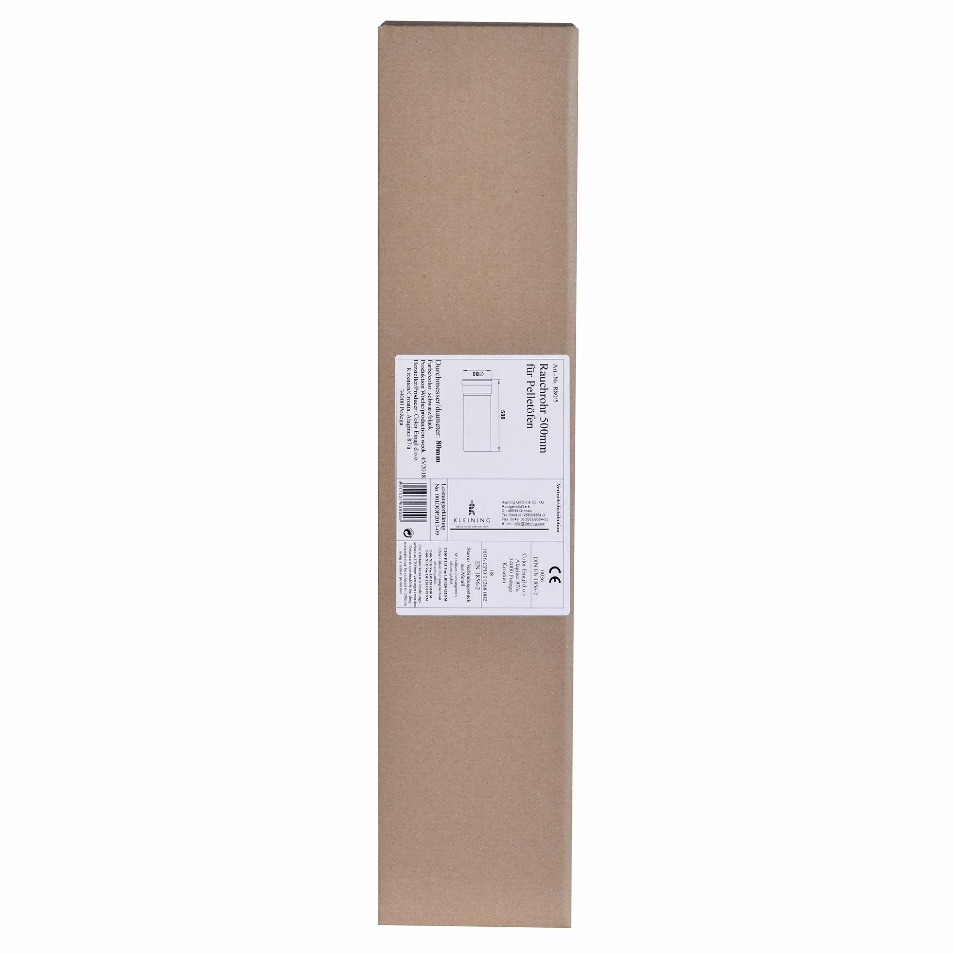 FIREFIX O130/K R80/5 rura dymowa czarna