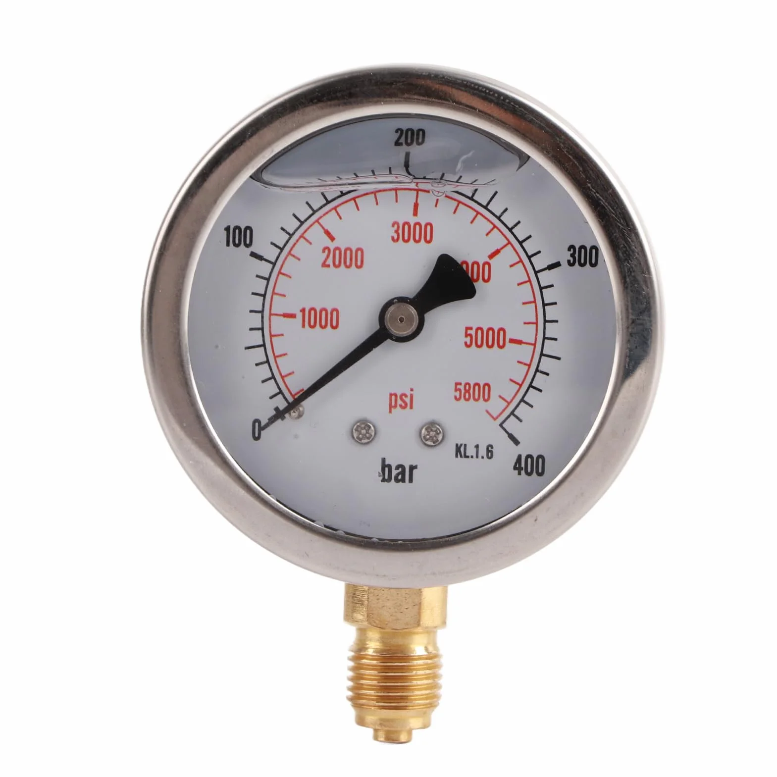 Zestaw sprzęgła hydraulicznego węża testowego, M16*2-BSP1/4 + 0~400 BAr 6000 PSI manometr hydrauliczny z wężem 1,5 m