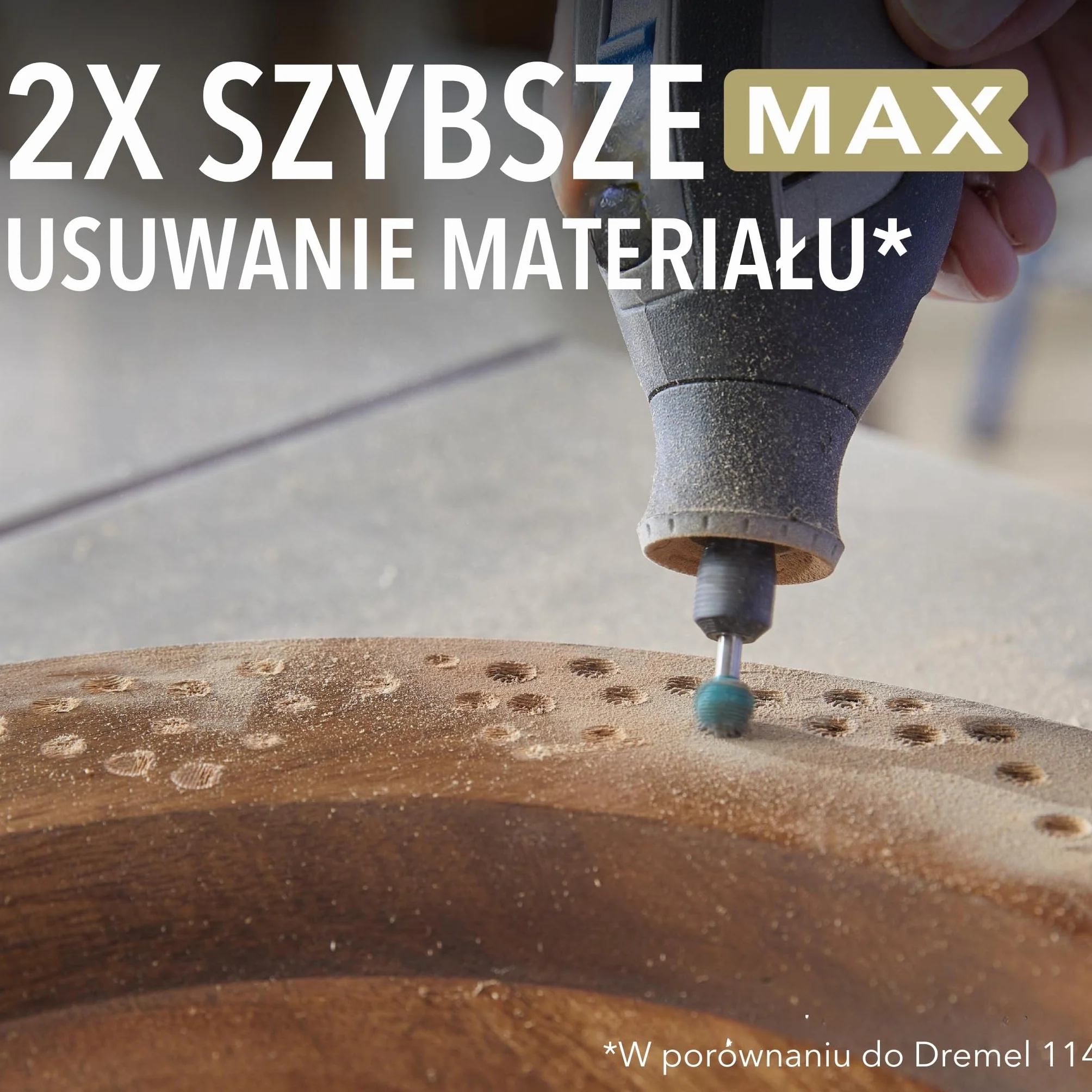 Dremel MAX Power Carving Bit 9951, stal nierdzewna, 9 mm, kulka