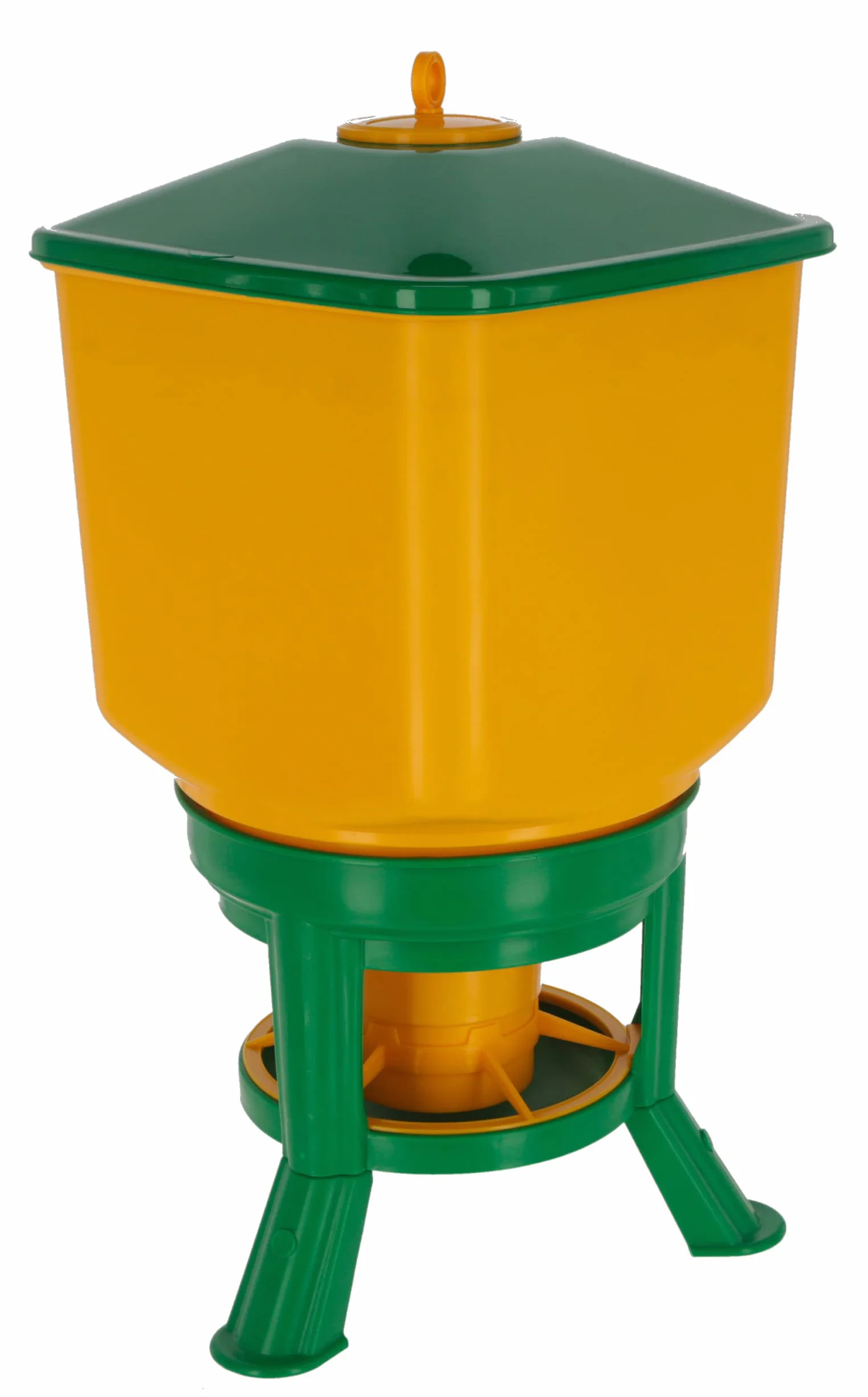 Novital Kubic karmnik 20 kg - idealny dla średnich i dużych kurczaków, indyków i gallinaceae