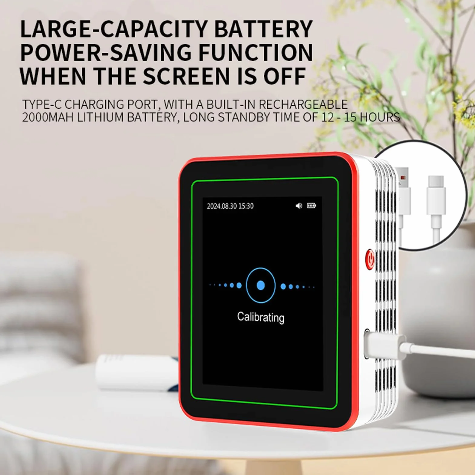 Monitor Jakości Powietrza 18 w 1, CO2, HCHO, TVOC, PM2.5, PM10, PM1.0, PM0.3, PM5.0