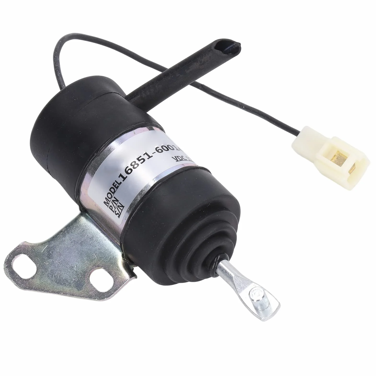 Elektromagnes Odcinający Paliwo Stop 16851-60014 Wymiana Elektromagnesu Odcinającego Paliwo dla Kubota BX2230D RTV900R RTV900T B7410D BX1500D BX1800D
