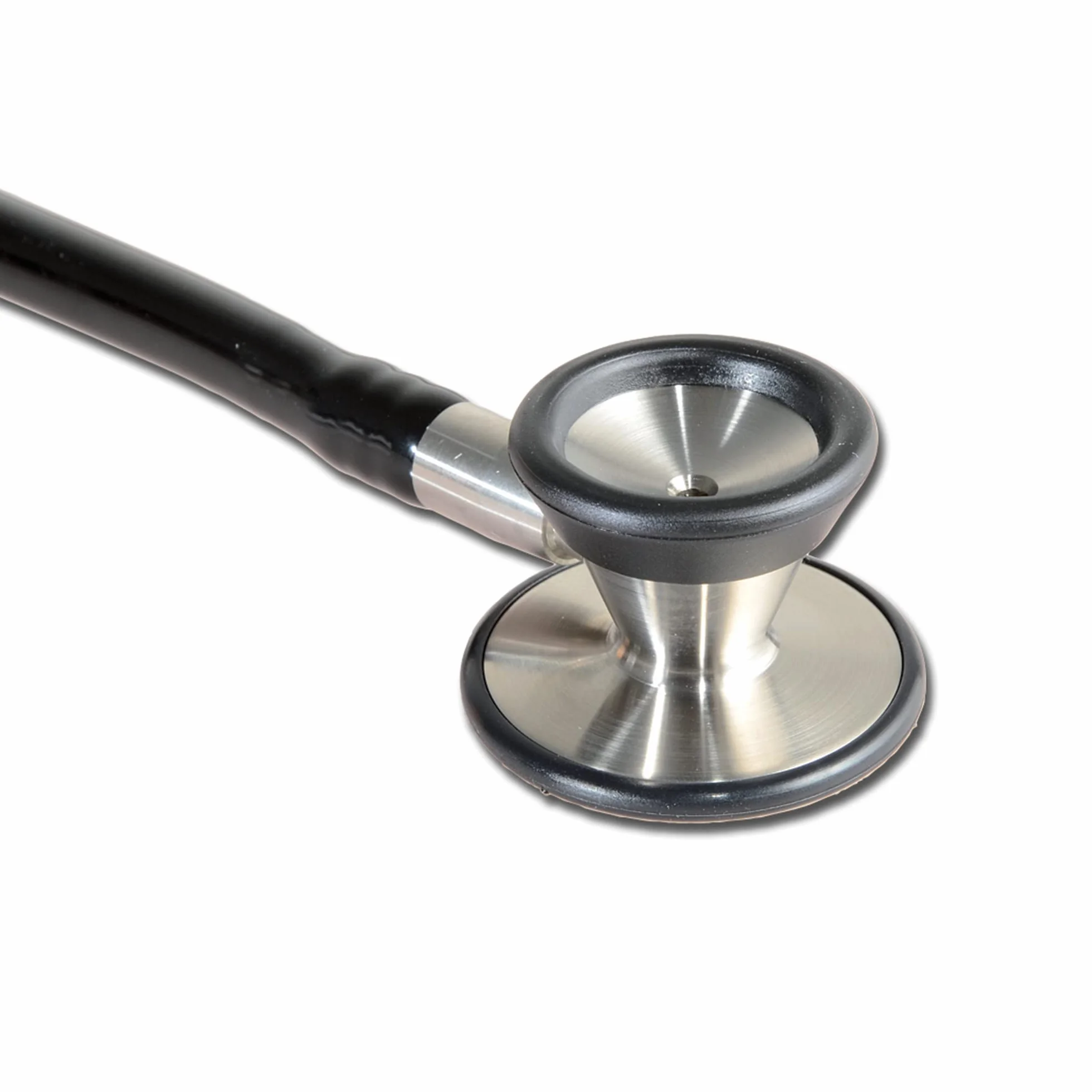 GIMA Stetoskop Kardiologiczny z Podwójną Głowicą – Czarny, Profesjonalny Stetoskop Typu Littman