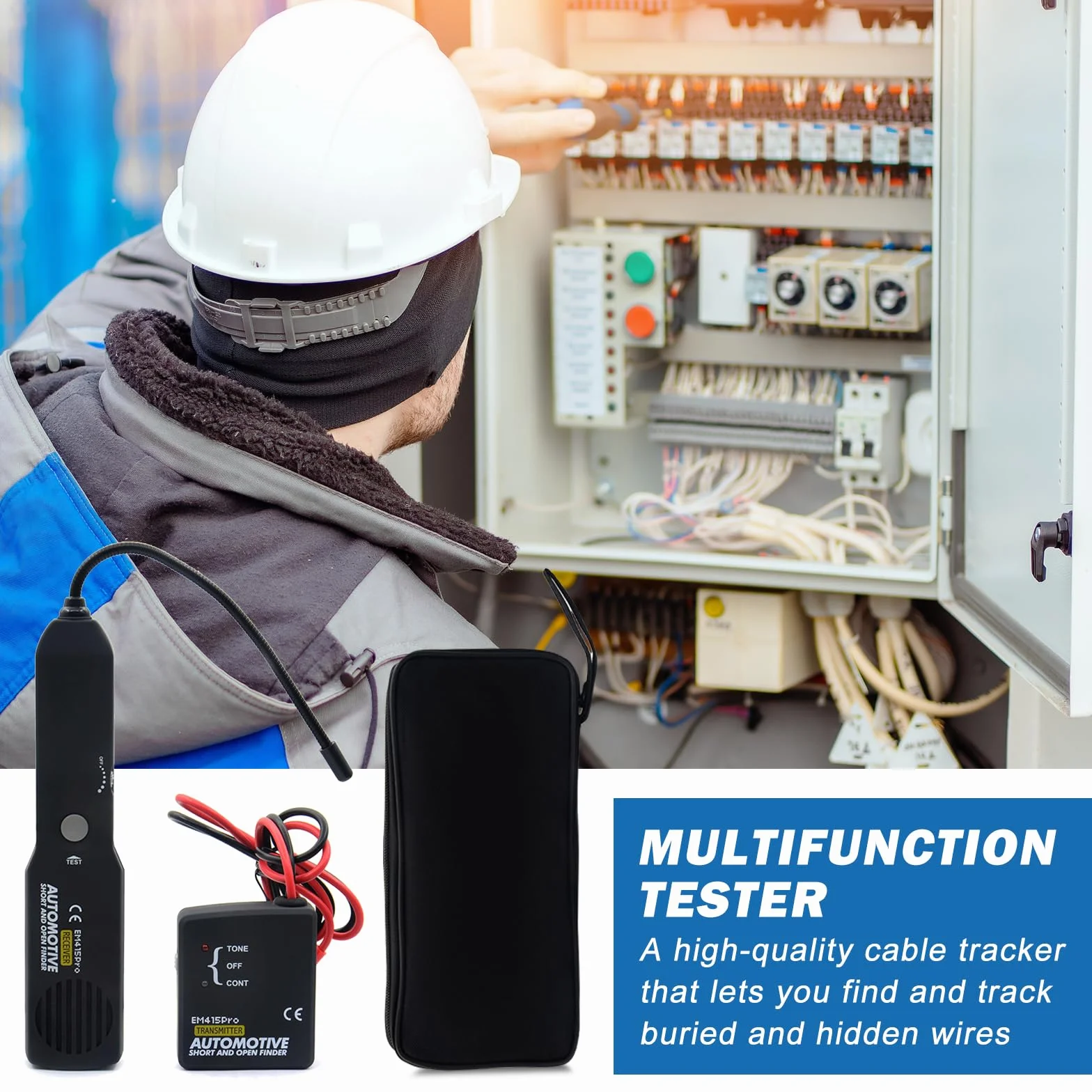 EM415PRO lokalizator kabli tester kabli sieciowych wielofunkcyjny kontroler kabli