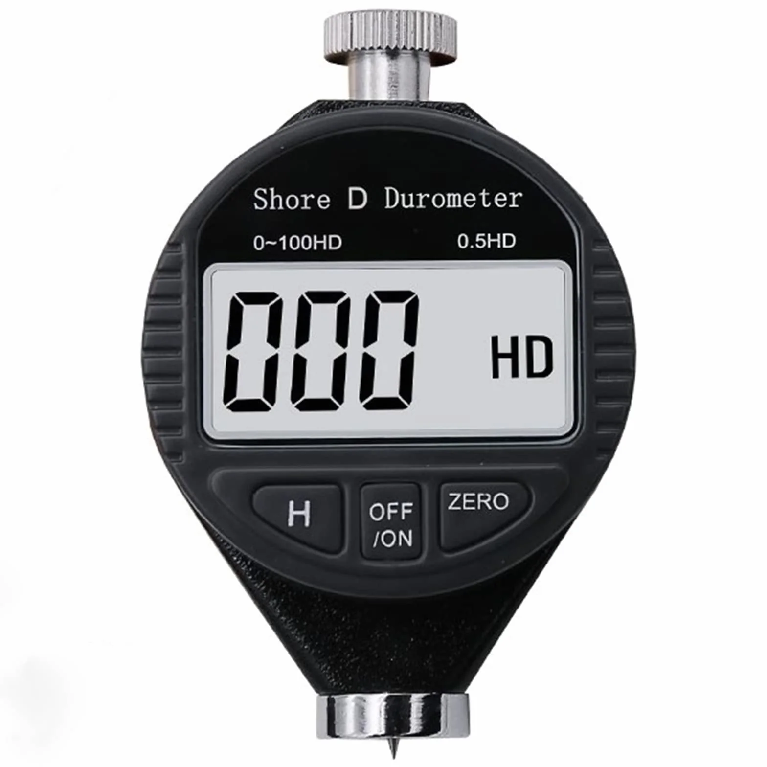Maizoon Cyfrowy durometr, tester twardości Shore D, wyświetlacz LCD 0-100HD, narzędzie do testowania plastikowej gumy i skóry, NE10D