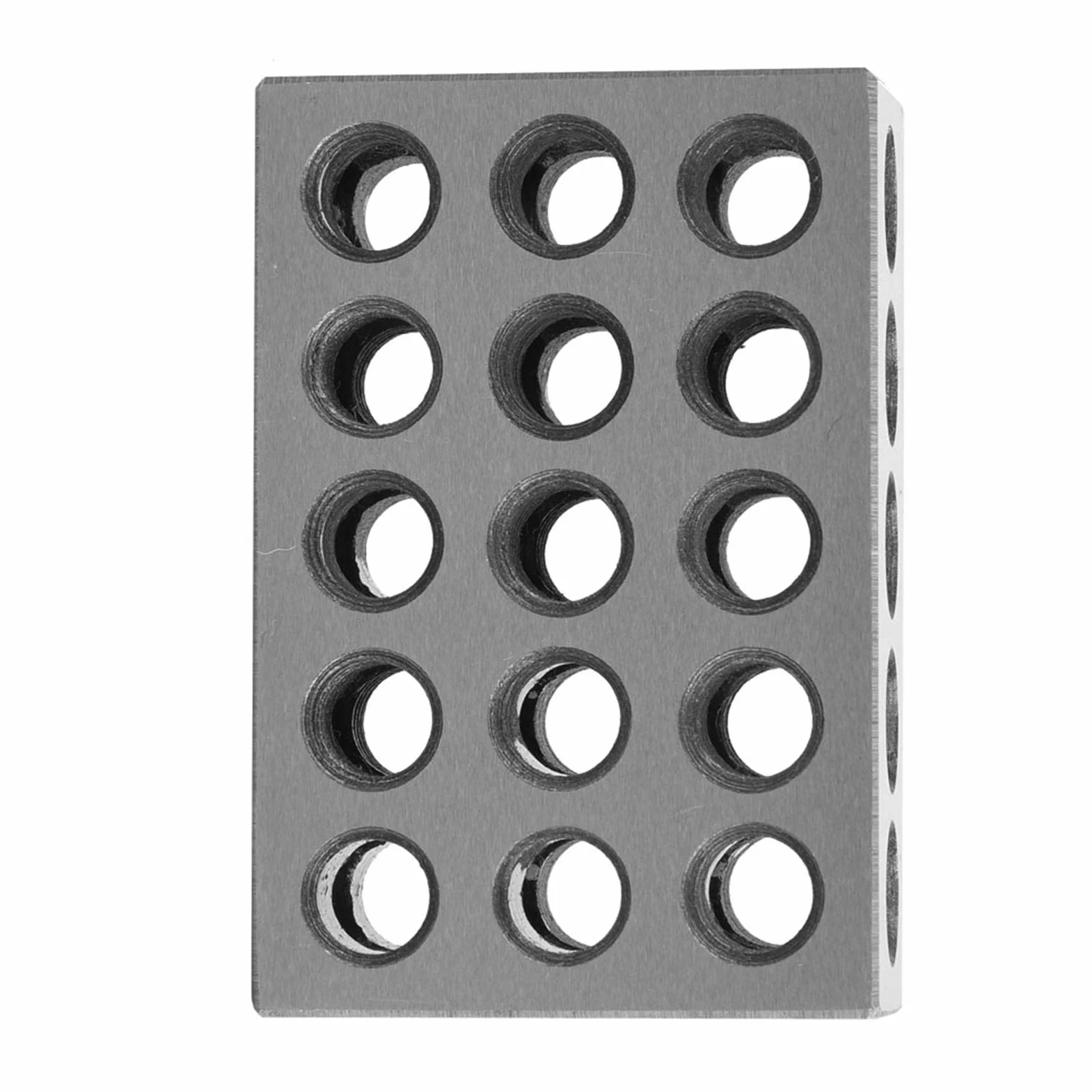 2 szt. Bloki 25x50x75mm 23 Otwory Frezowanie Równoległy Blok Zaciskowy do Ustawiania, Szlifowany i Hartowany ze Wszystkich Stron, do Wszystkich Rodzajów Obrabiarek