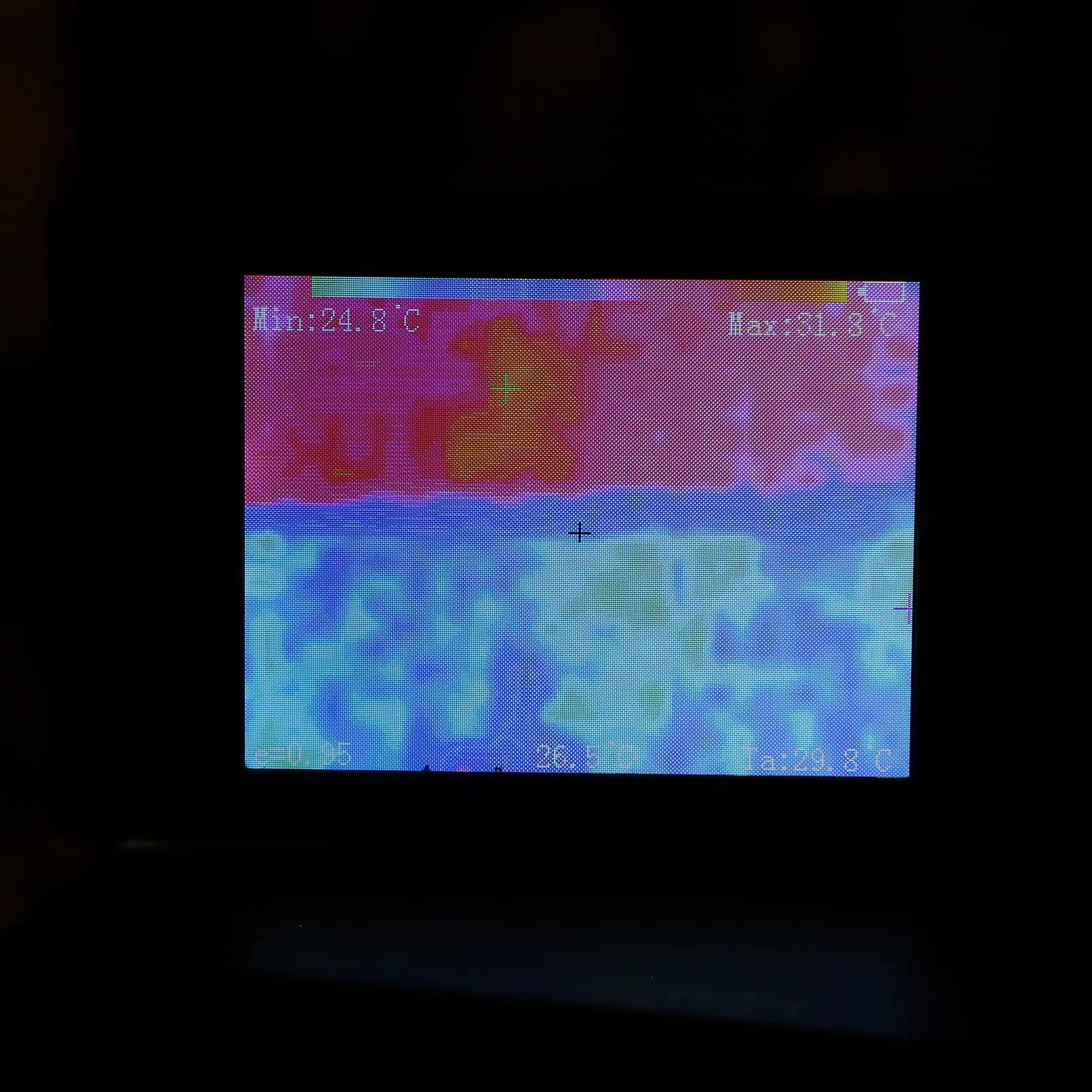 Kamera Termowizyjna, Zakres -40-300℃ Cyfrowa Kamera na podczerwień Przenośna Kamera Termowizyjna z 2,8-calowym Ekranem LCD Ładowanie do Bezkontaktowego Pomiaru Temperatury