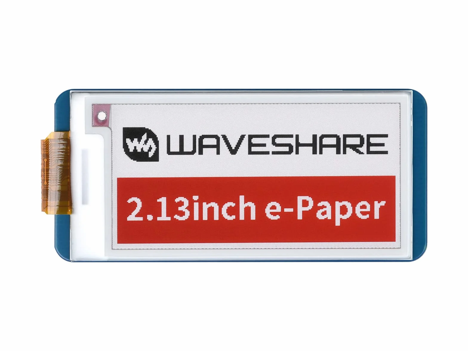 Waveshare 2.13 Inch e-Paper Display Hat(B) V4,212x104 Red Black White Three-Color E-Ink Screen Electronic Paper Module for Raspberry Pi Zero/Zero W/Zero WH/Zero 2W/3B/3B+/4B with SPI Interface