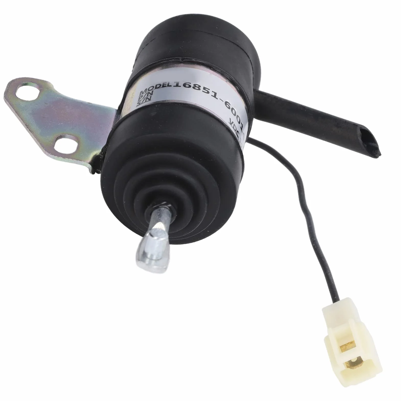 Elektromagnes Odcinający Paliwo Stop 16851-60014 Wymiana Elektromagnesu Odcinającego Paliwo dla Kubota BX2230D RTV900R RTV900T B7410D BX1500D BX1800D