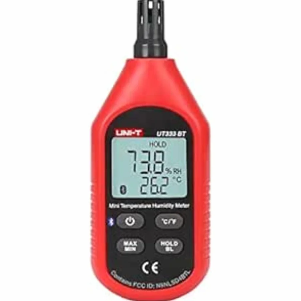 UNI-T UT333BT Mini miernik temperatury i wilgotności z Bluetooth, -10 ° C-60 ° C/14 ° F-140°F, 0% RH-100% RH