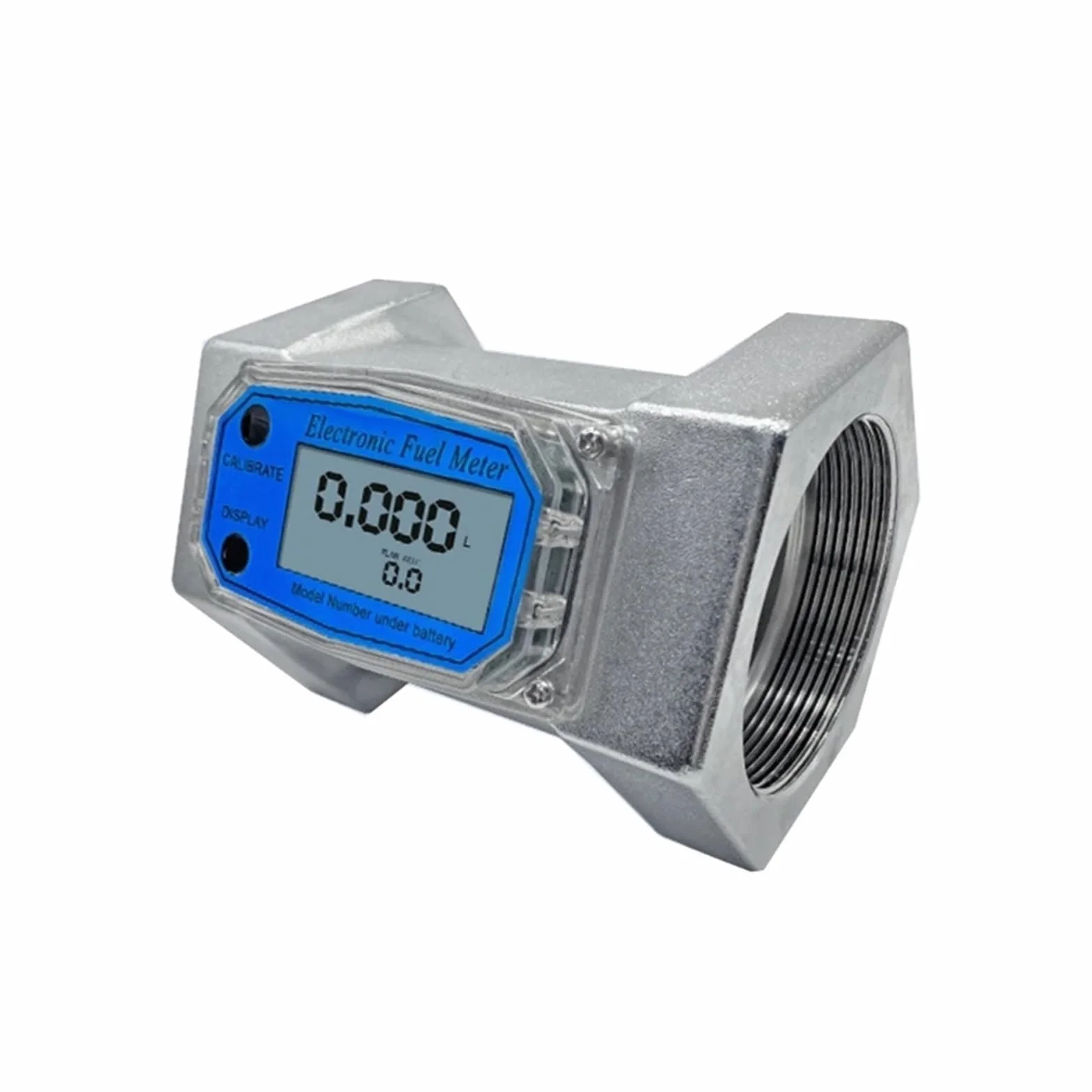 Miernik przepływu wody Cyfrowy Miernik Czujnika Przepływu Cieczy 1 Cal/2 Cale/2,5 Cala/3 Cale-przepływomierz Paliwa Wodnego z Monitorowaniem Cen(1 inch)