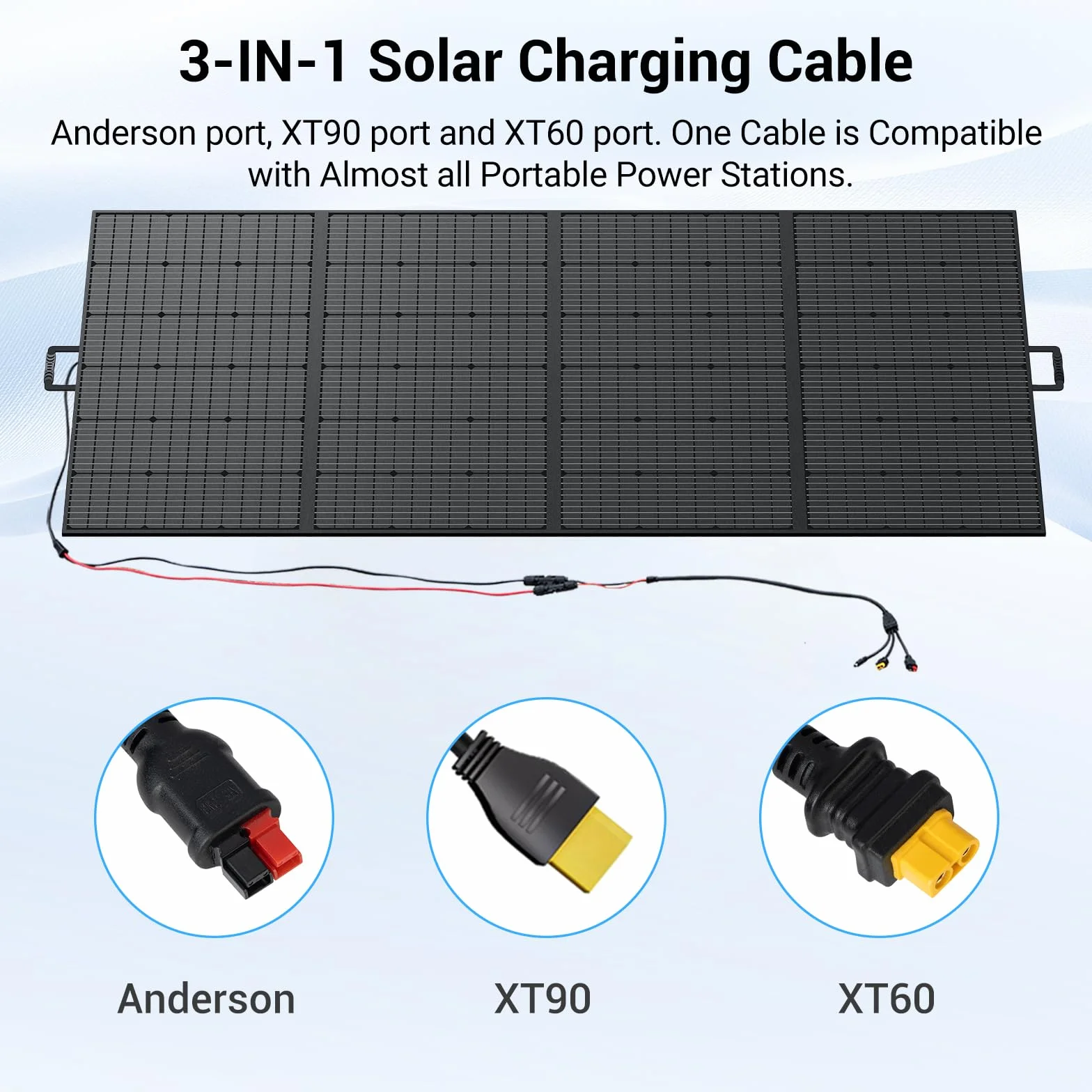 FOSSiBOT Panel Solarny SP420 420W MC4 do Stacji Zasilania F2400 F3600