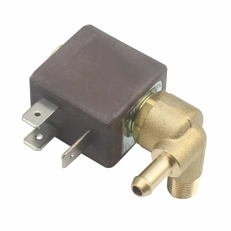 JIAYIN JYZ-3 normalnie zamknięty N/C 2/3-drożny AC 230 V G1/20.3 cm mosiężny generator pary wodny 2-pozycyjny 3-drożny zawór elektromagnetyczny (JYZ-4P)