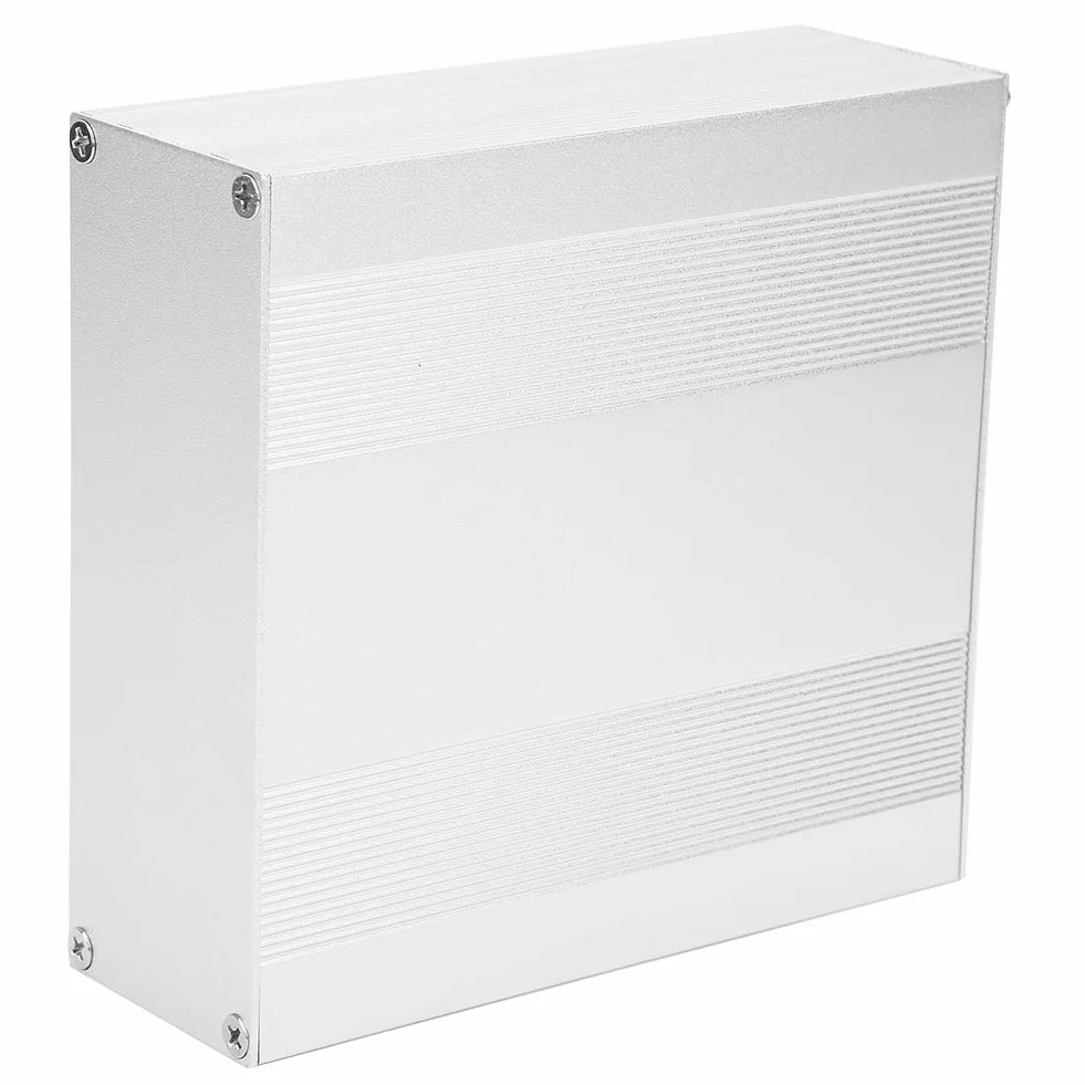 Aluminiowe Pudełko Projektowe Matowy Srebrny Typ Podziału Obudowa Elektroniczna Shell 54x145x150mm Profesjonalne Akcesoria do Użytku