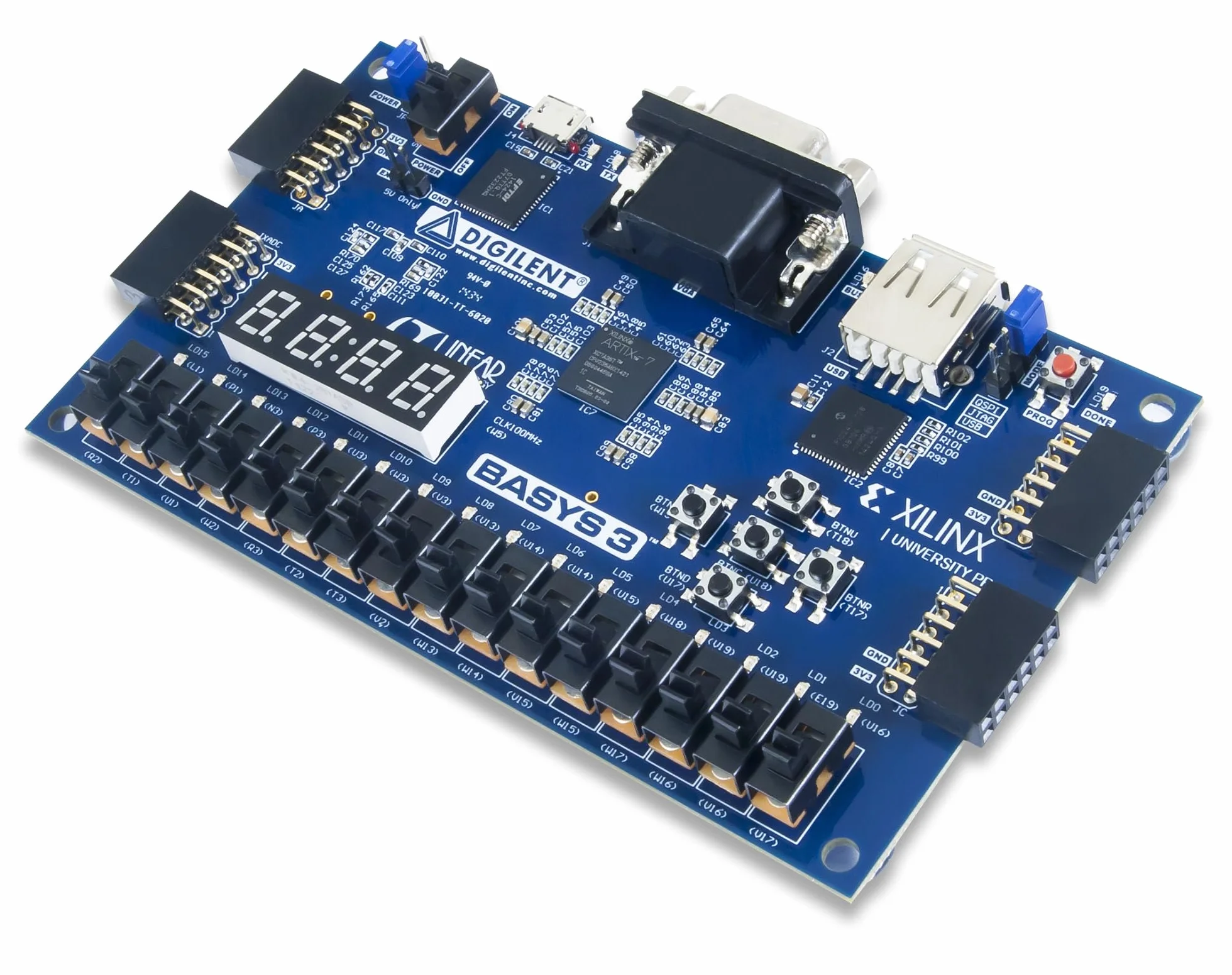 Basys 3 Artix-7 FPGA Trainer Board: zalecana dla początkujących użytkowników