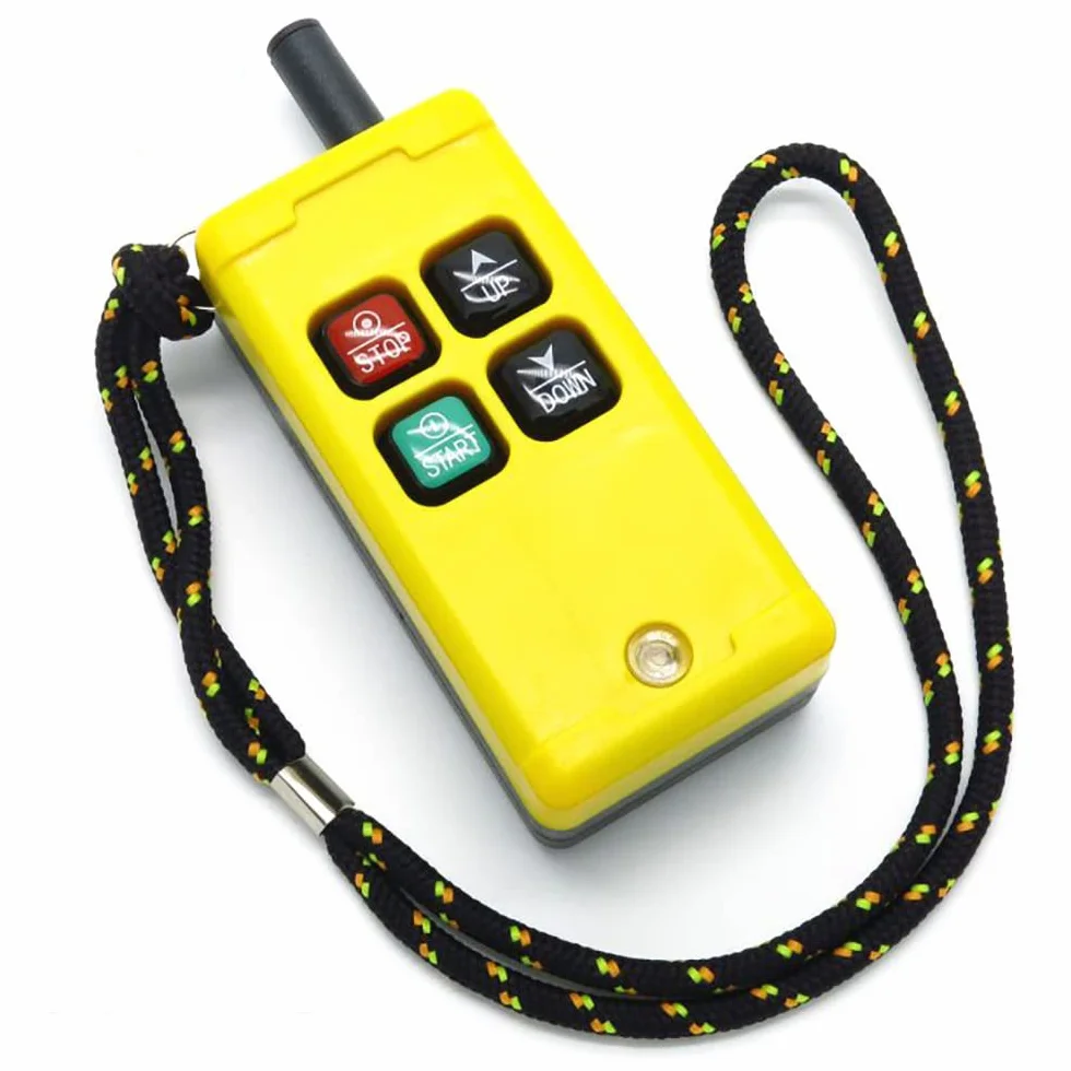 Toplionace Przemysłowy Bezprzewodowy Pilot Zdalnego Sterowania, Elektryczny Przełącznik Zdalnego Sterowania Dźwigiem Dźwigowym (AC220V, F21-2S)