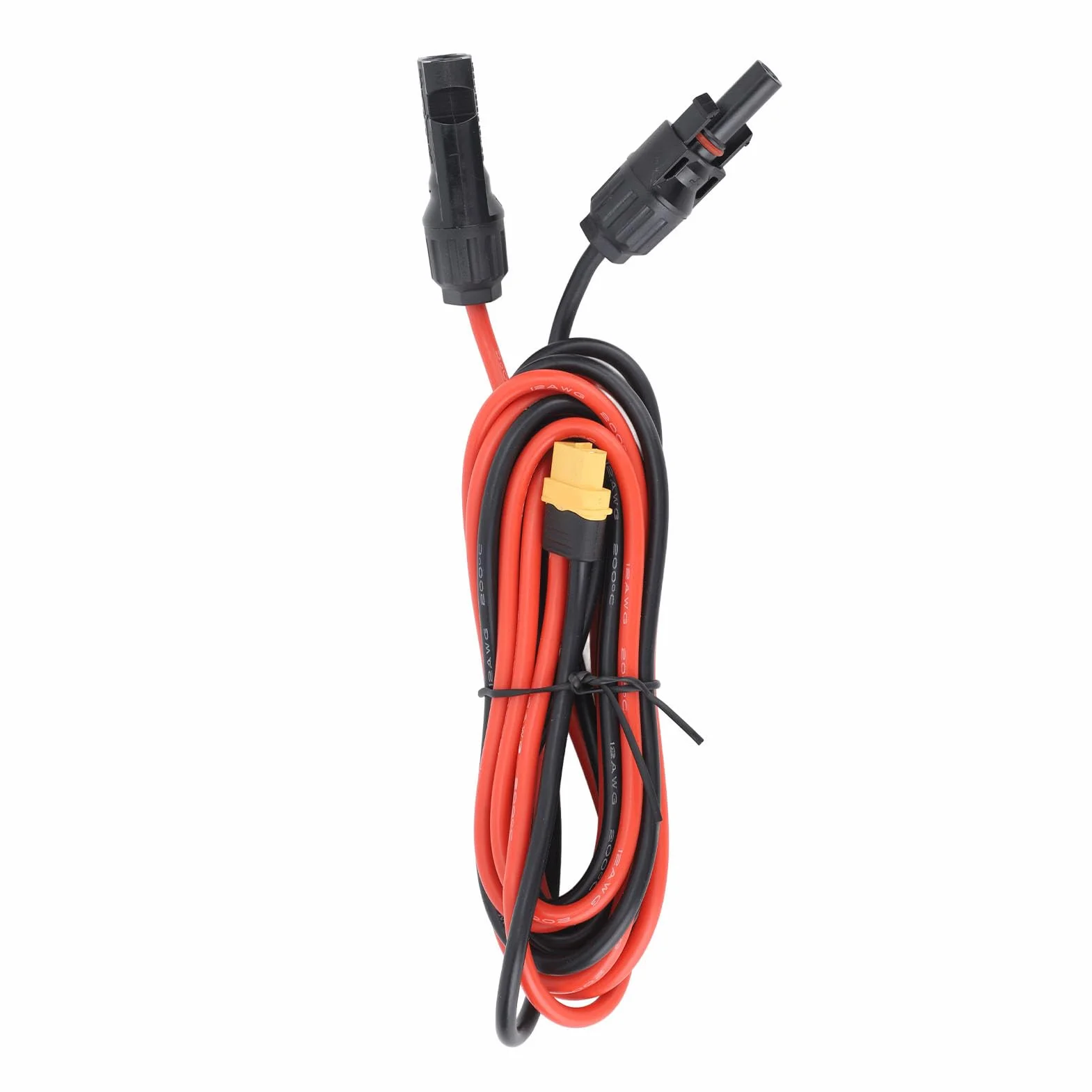 Kabel Kontrolera ładunku Słonecznego, XT60 Adapter Grener Generator Panelu Słonecznego 12AWG 2M Solar & Wind Power