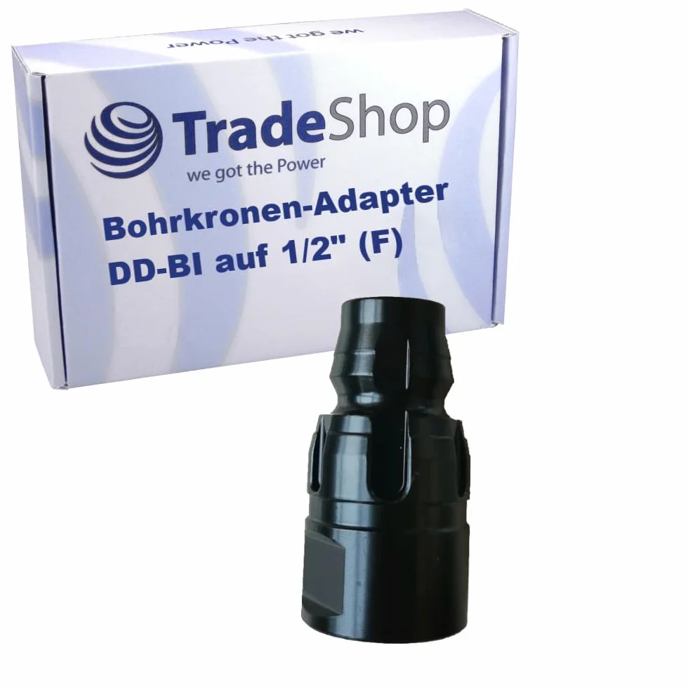 Trade-Shop adapter do korony wiertniczej DD-BI na 1/2" BSP (F) kompatybilny z Hilti DD160 DD250 DCM1 DD80 wiertło rdzeniowe wiertnice rdzeniowe