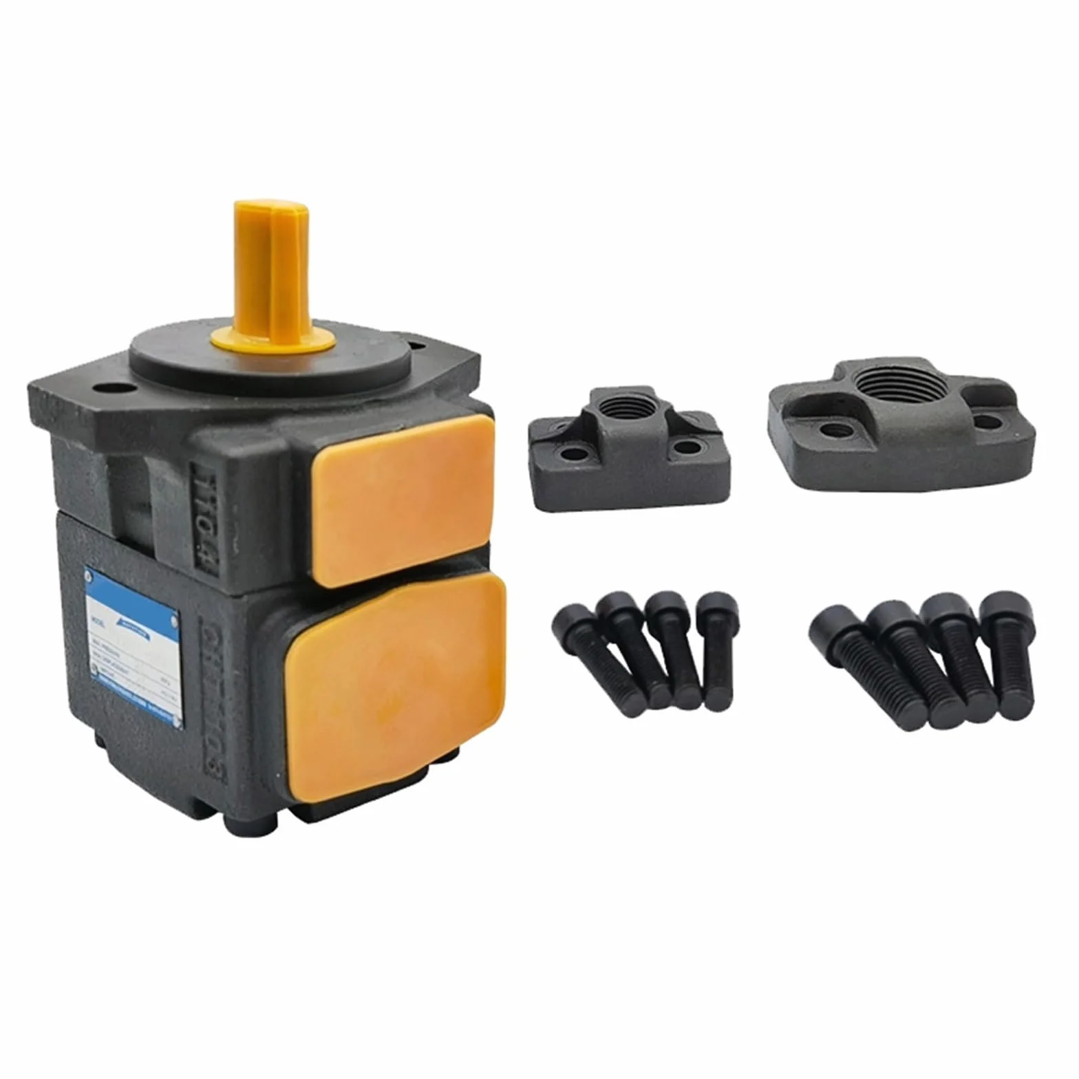 Pompa łopatkowa PV2R1 Pv2r2 Pv2r3 Pompa oleju hydraulicznego, wysokociśnieniowa podwójna pompa ilościowa Zespół pompy Głowica pompy YIJIAN (Color : PV2R2-33)
