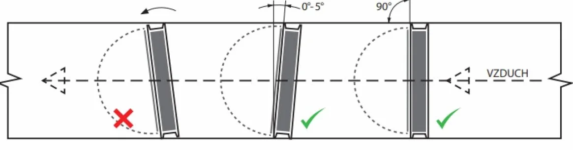 Podwójna klapa zwrotna DN-150 mm z silikonową membraną i zamknięciem magnetycznym