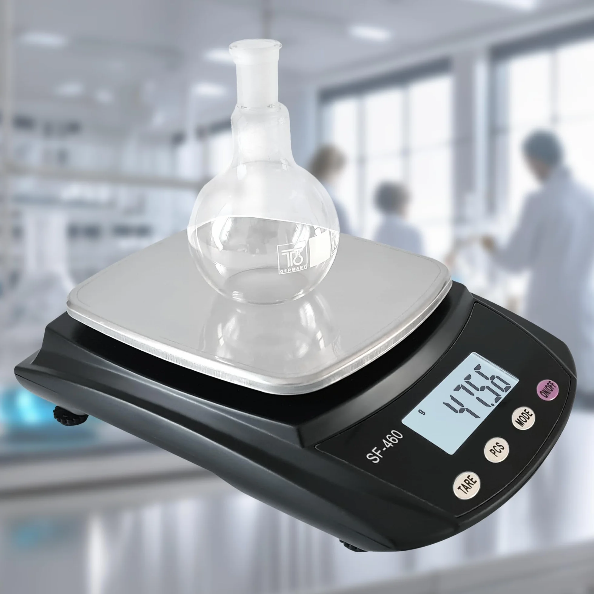 Cyfrowa Analityczna Waga 600g x 0,01g z Wyświetlaczem LCD do Laboratoriów