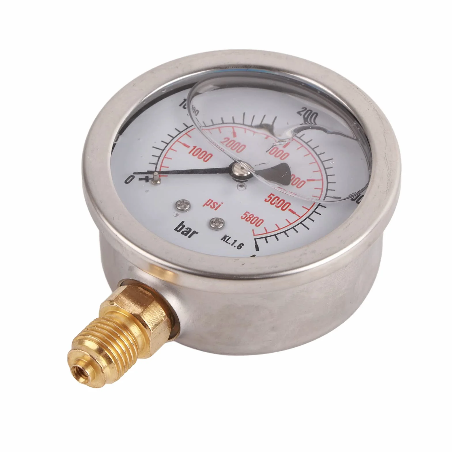 Zestaw sprzęgła hydraulicznego węża testowego, M16*2-BSP1/4 + 0~400 BAr 6000 PSI manometr hydrauliczny z wężem 1,5 m