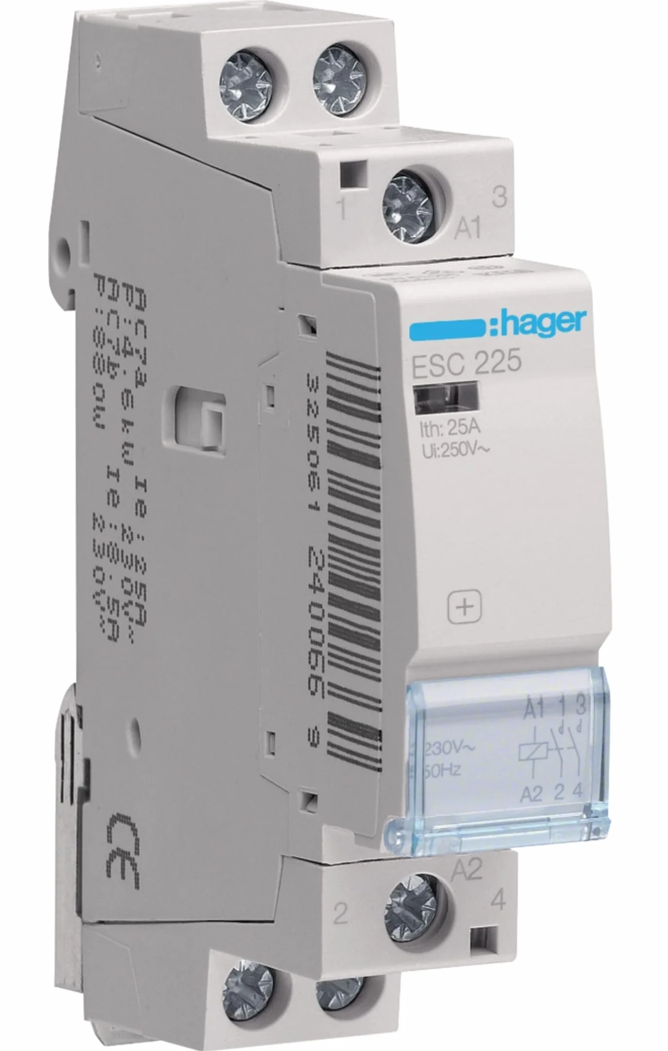 Hager ESC225 stycznik ochronny 25 A 2 NA 230 V