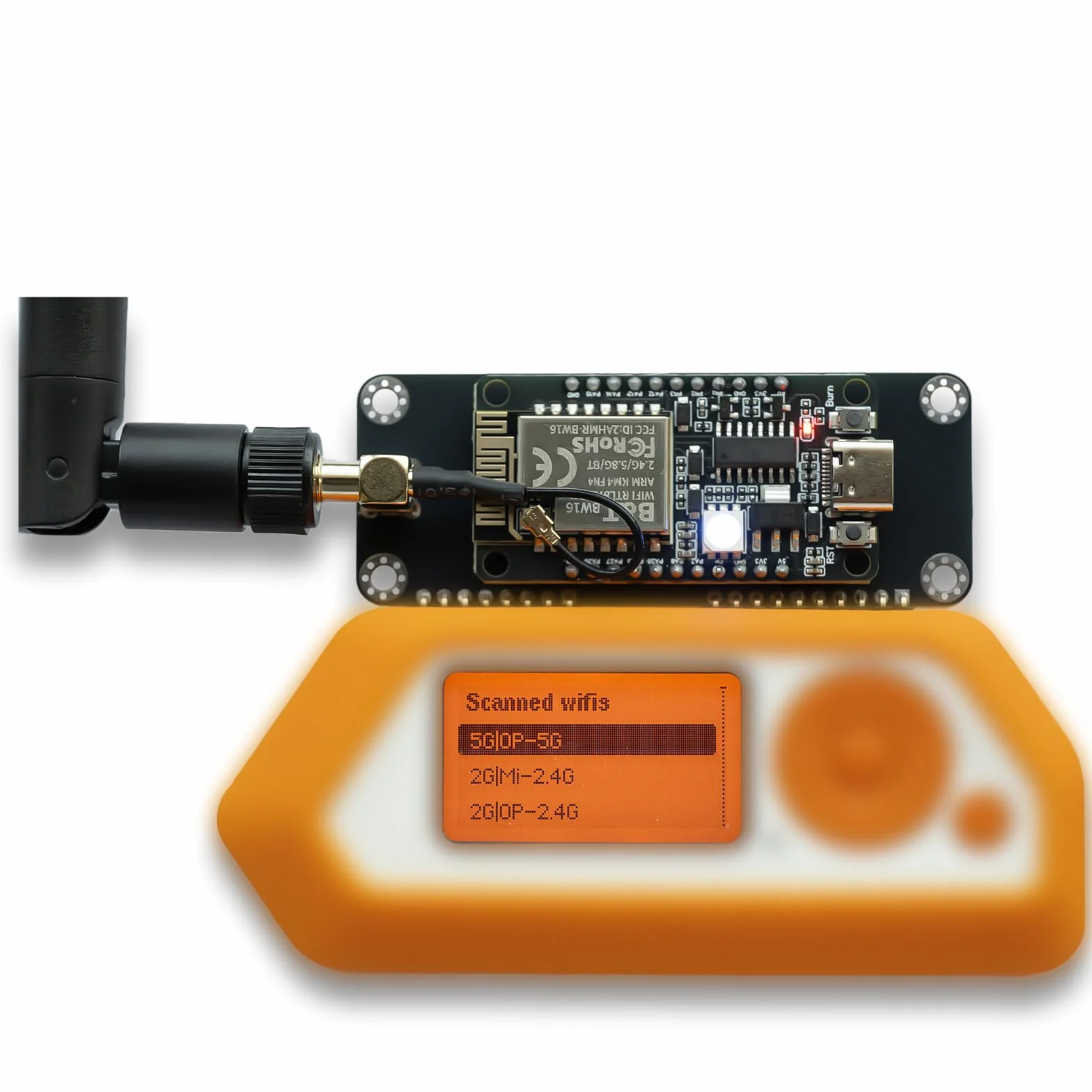 Flipper Zero Dual-Band 5GHz/2,4 GHz WiFi Devboard z modułem GPIO RTL8720DN (BW16) i anteną 8dBi