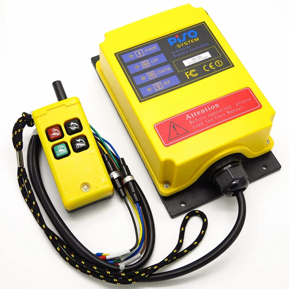 Toplionace Przemysłowy Bezprzewodowy Pilot Zdalnego Sterowania, Elektryczny Przełącznik Zdalnego Sterowania Dźwigiem Dźwigowym (AC220V, F21-2S)