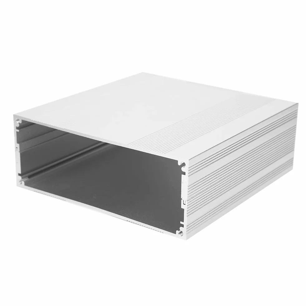 Aluminiowe Pudełko Projektowe Matowy Srebrny Typ Podziału Obudowa Elektroniczna Shell 54x145x150mm Profesjonalne Akcesoria do Użytku