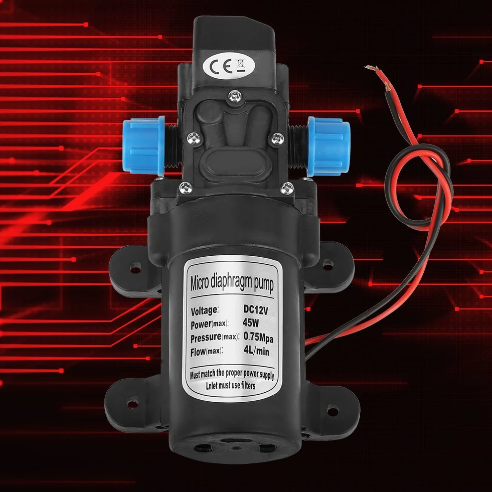 Przenośna Pompa Membranowa Samozasysająca 45W 12V DC