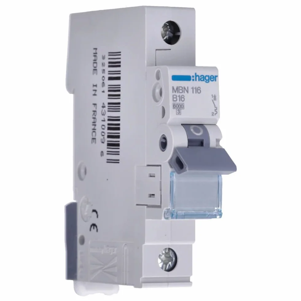 Hager MBN116 LS-Schalter 1P 6kA B-16A 1M