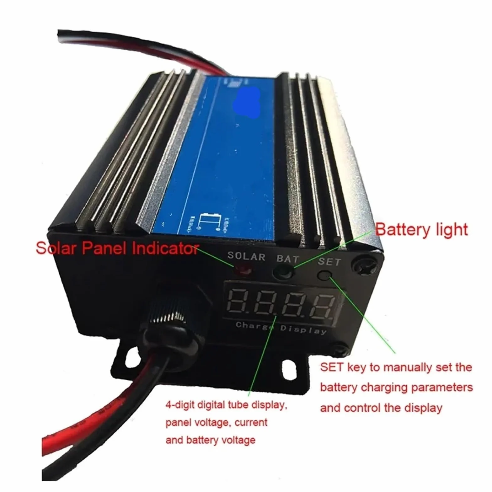 Kontroler ładowania słonecznego, MPPT 300W Solar Boost Charge Controller Elektryczny samochód regulator napięcia ładowania pojazdu