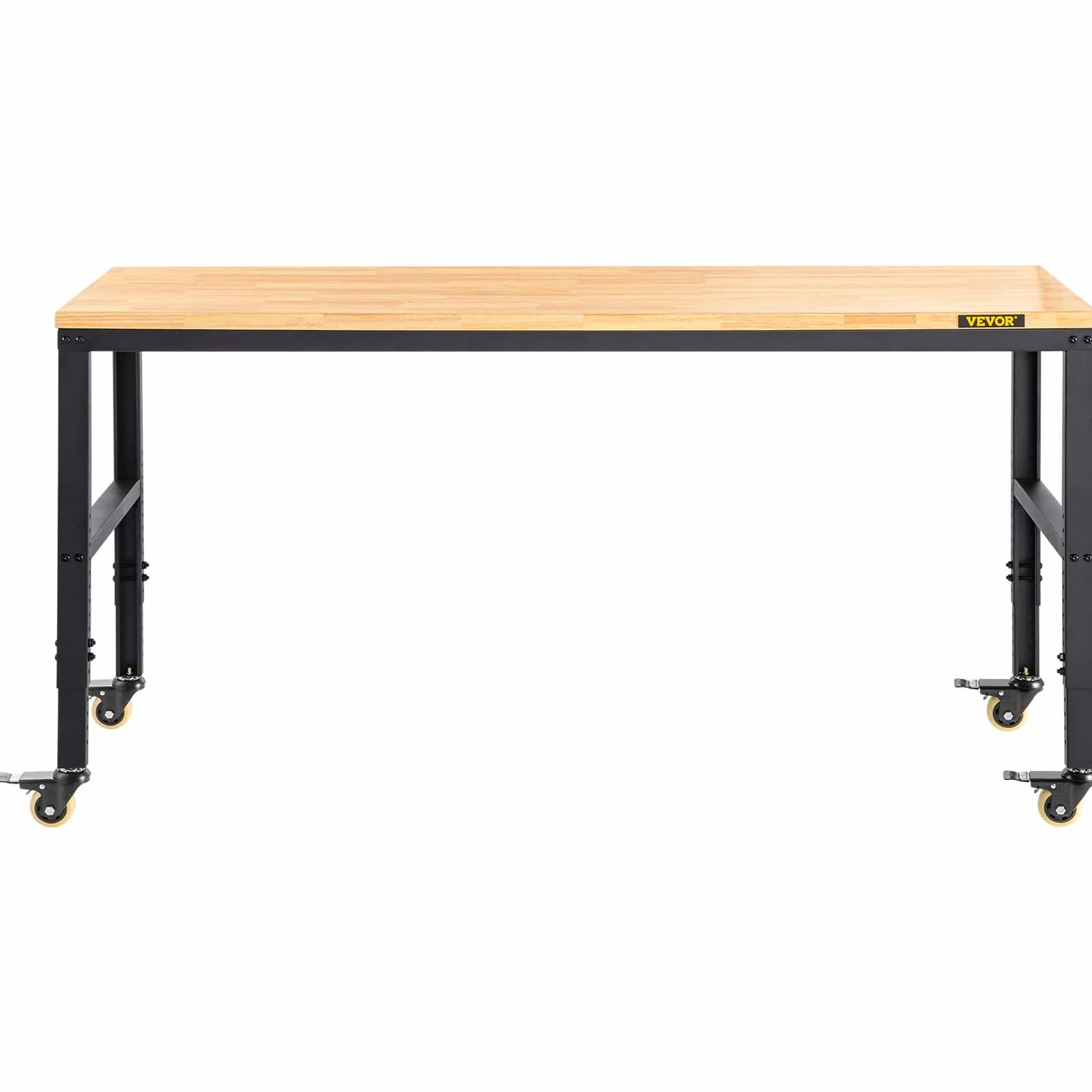 VEVOR Stół warsztatowy, 155 x 51 x 105 cm Stół roboczy O6120 Regulowana wysokość od 80 do 105 cm do garażu, warsztatów, sklepów komercyjnych, warsztatów samochodowych, biur i domów
