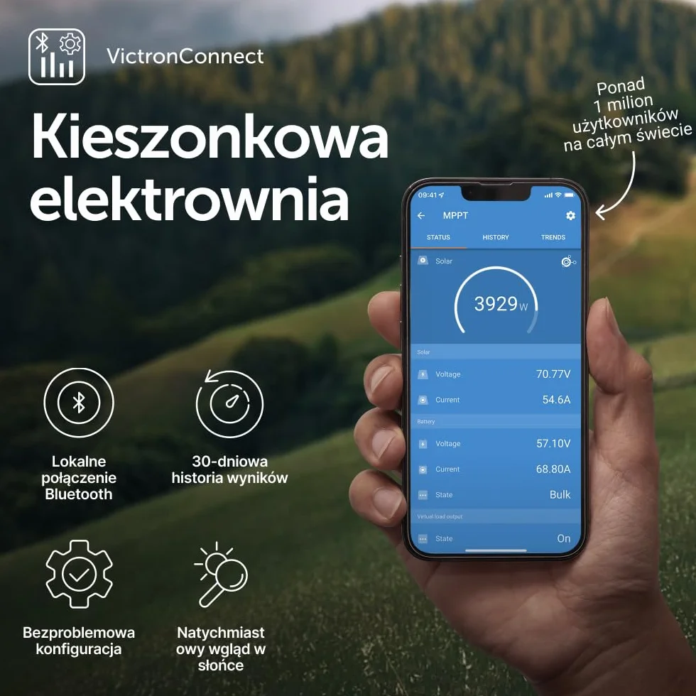 Victron Energy SmartSolar MPPT 100V 30 amp 12/24-Volt Kontroler Ładowania Słonecznego (Bluetooth)