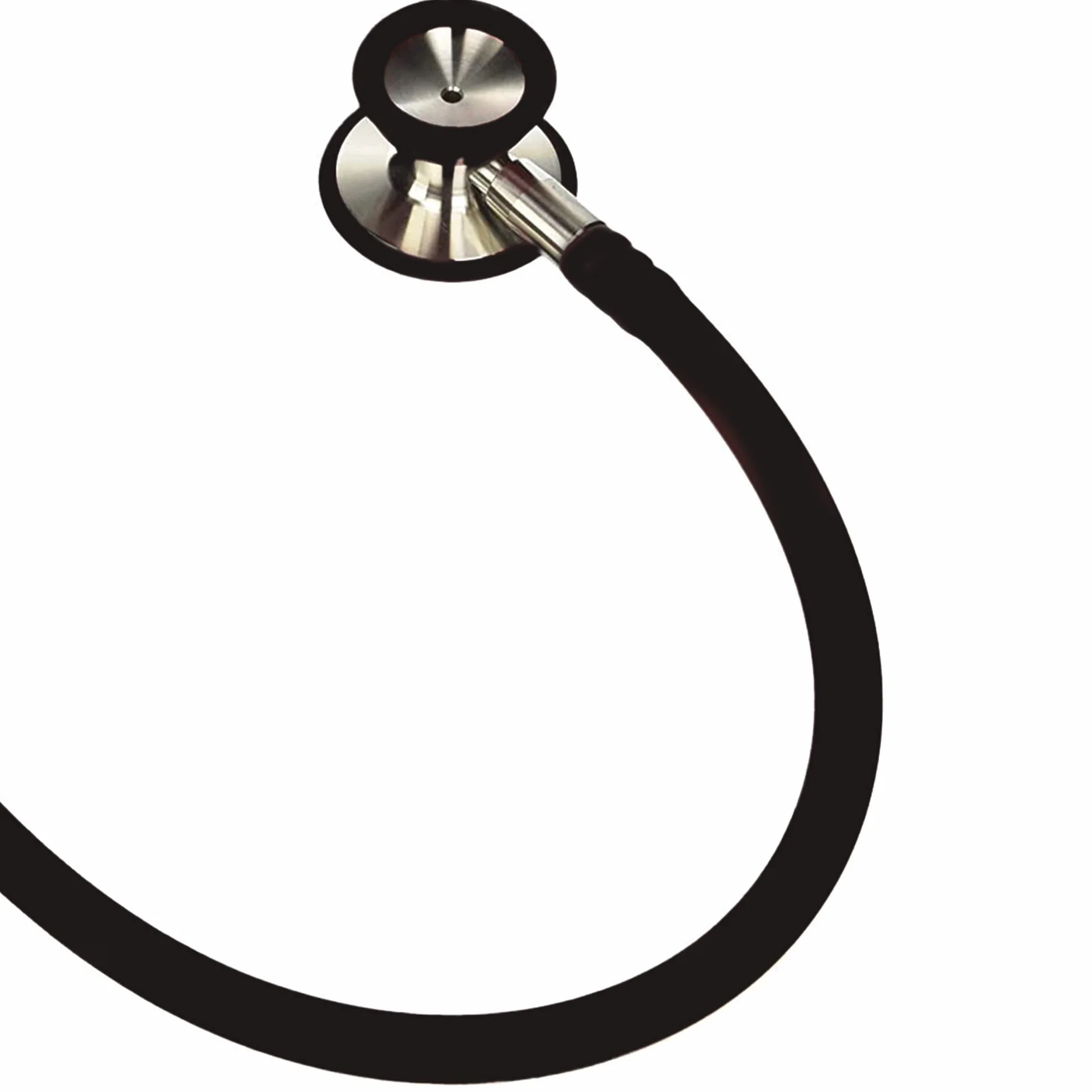 GIMA Stetoskop Kardiologiczny z Podwójną Głowicą – Czarny, Profesjonalny Stetoskop Typu Littman