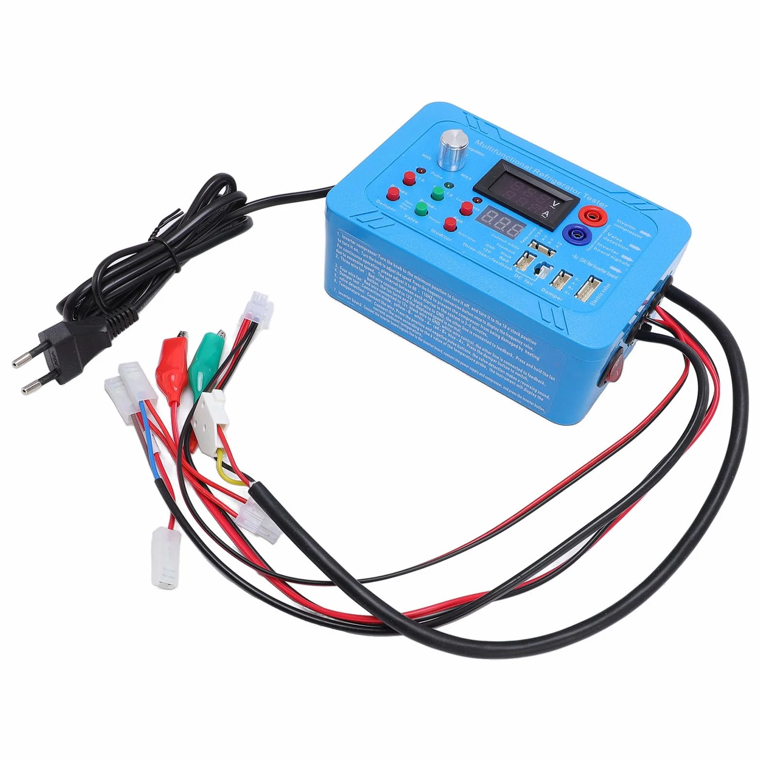 Inverter Lodowiec Tester Zmiennej Częstotliwości Instrumentu Testowania Tablicy z Ostrzeżeniem Brzęczyka (wtyczka UE)