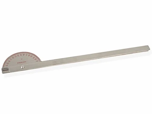 Gima - 180°-obinson Goniometer, ze stali nierdzewnej, w cm i calach, 17,5 cm 7"