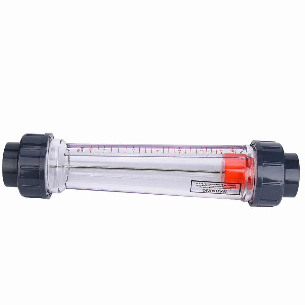 Plastikowa rurka typ płynnego przepływomierza, plastikowy płaski otwór (50 mm/2 cale), LZS-40 (D) 0,6-6 m³/H