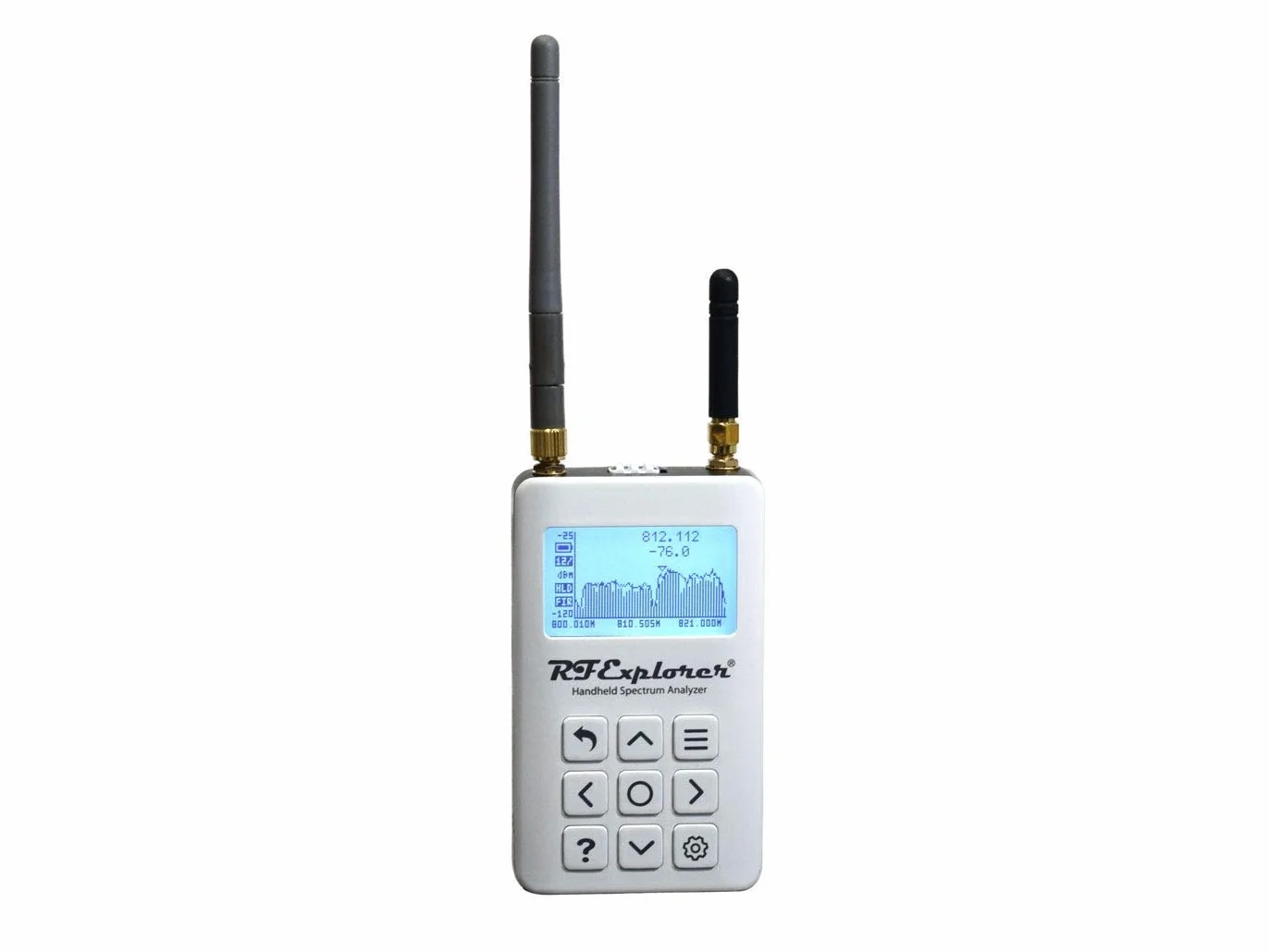 RF Explorer Spectrum Analyzer 4G Combo Plus - wąski z aluminiową torbą do przenoszenia