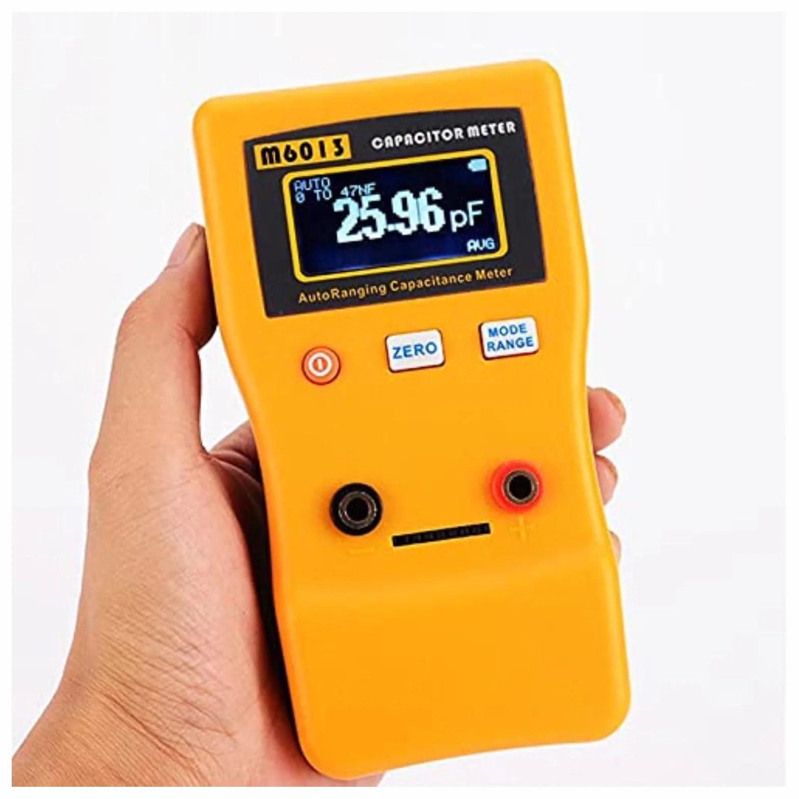Miernik pojemno?ci M6013 - automatyczny miernik pojemno?ci 5-cyfrowy odczyty automatyczny zakres 0,01pf do 470mf tester kondensatora 2 tryby